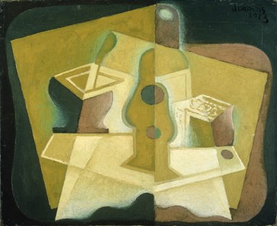 ದಿ ಪ್ಯಾಕೆಟ್ ಆಫ್ ಟೊಬ್ಯಾಕೋ, ಸಿ.1923 ಟರ್ಕ್ by Juan Gris